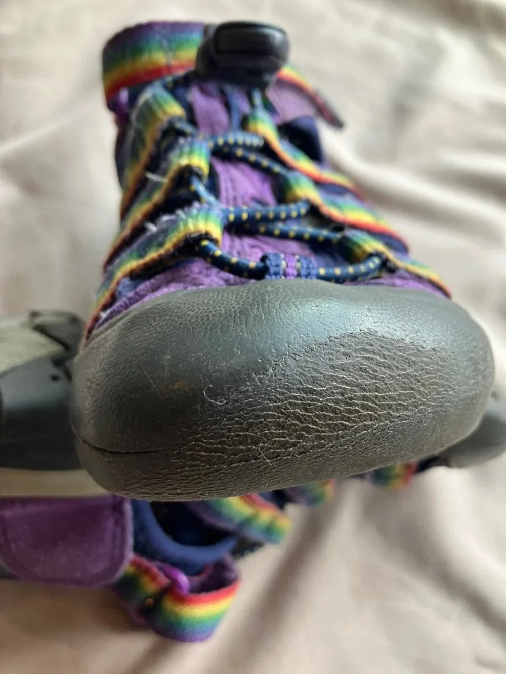 KEEN Newport H2 Toddler Size 10 Purple Rainbow Sport Sandals Hiking Water Shoes